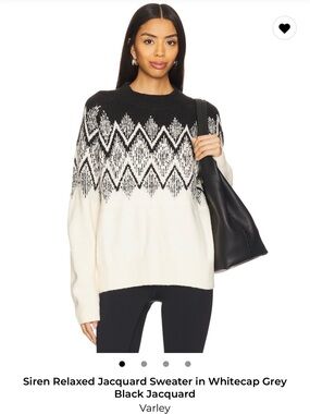 Varley Jacquard Sweater NWT